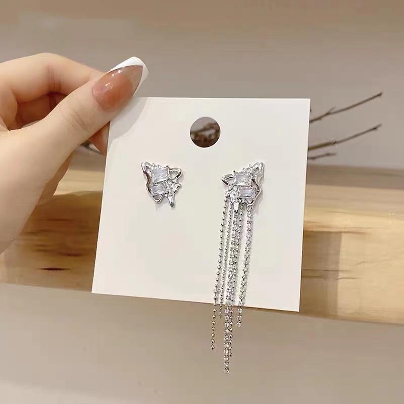 

Новые персонализированные серьги с асимметричными полыми цирконами и длинной кисточкой для женщин MousePad Stick it