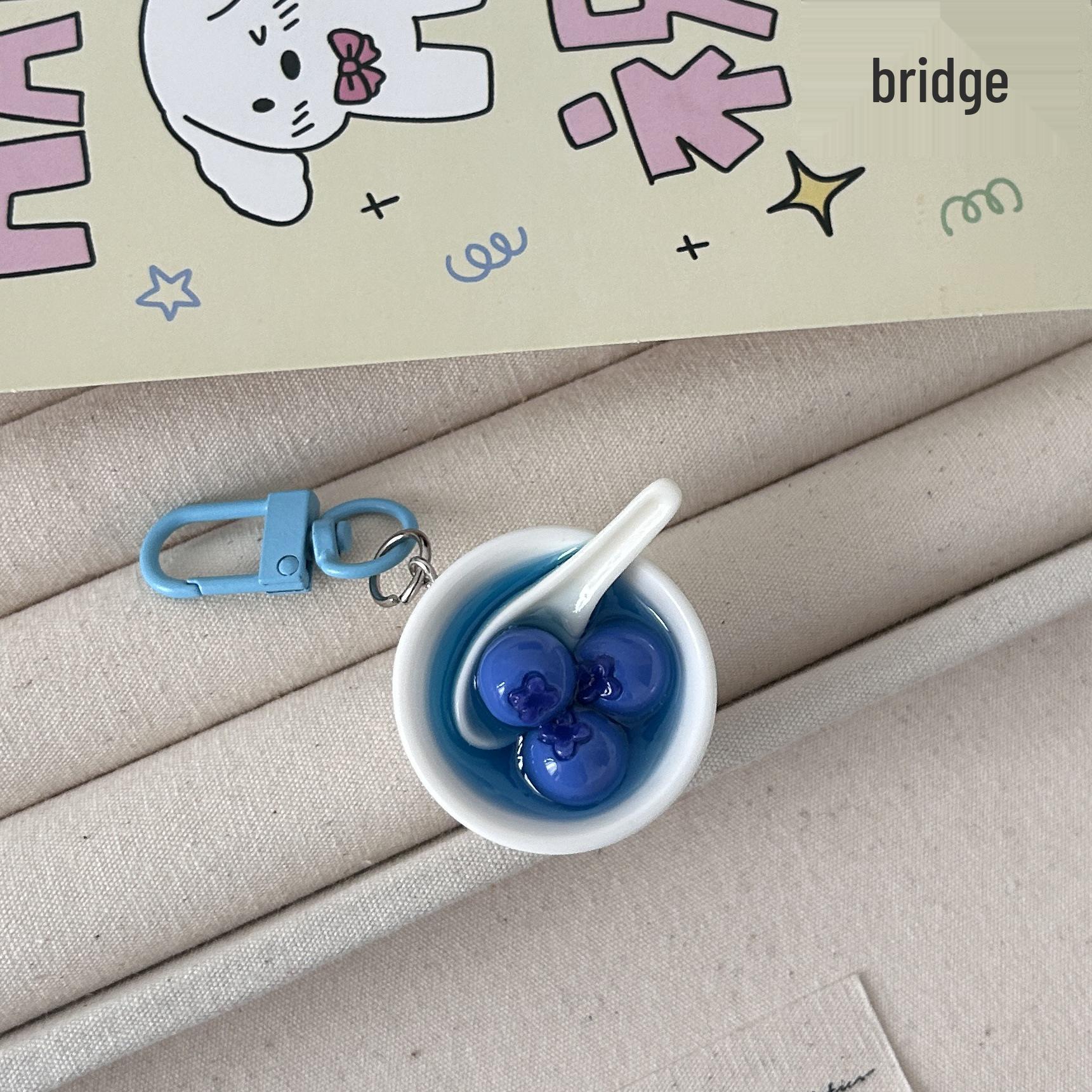 

Светящийся 3D брелок с фруктовыми танъюанями: Милый, забавный кулон в виде еды для рюкзака