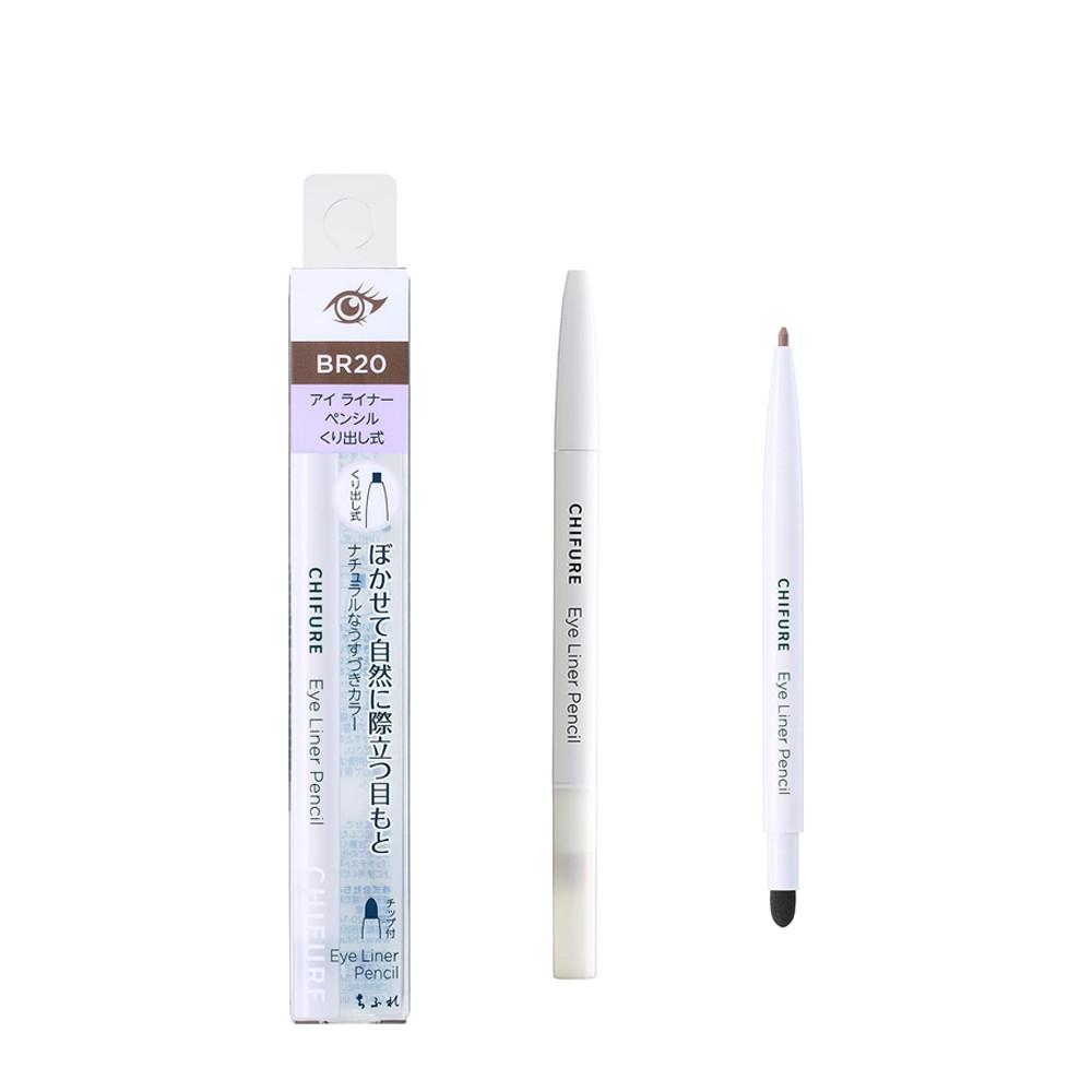 Chifure Retractable Eye Liner Pencil N  20 Latte Brown