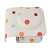 Instant Camera Bag with Adjustable Shoulder Strap PU Colored Dots Detachable Top Cover Instant