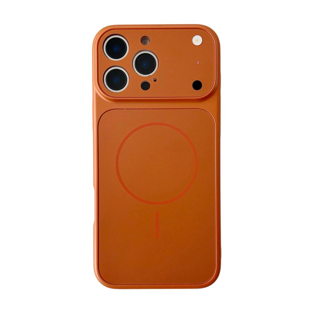 Magnetic Thin Ring Phone Case: Frosted, Drop-Proof Protective Cover for iPhone 14/15/16, Compatible with Apple 17Promax