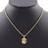 NINA RICCI NR Necklace Plated Gold 7.4g Women Used