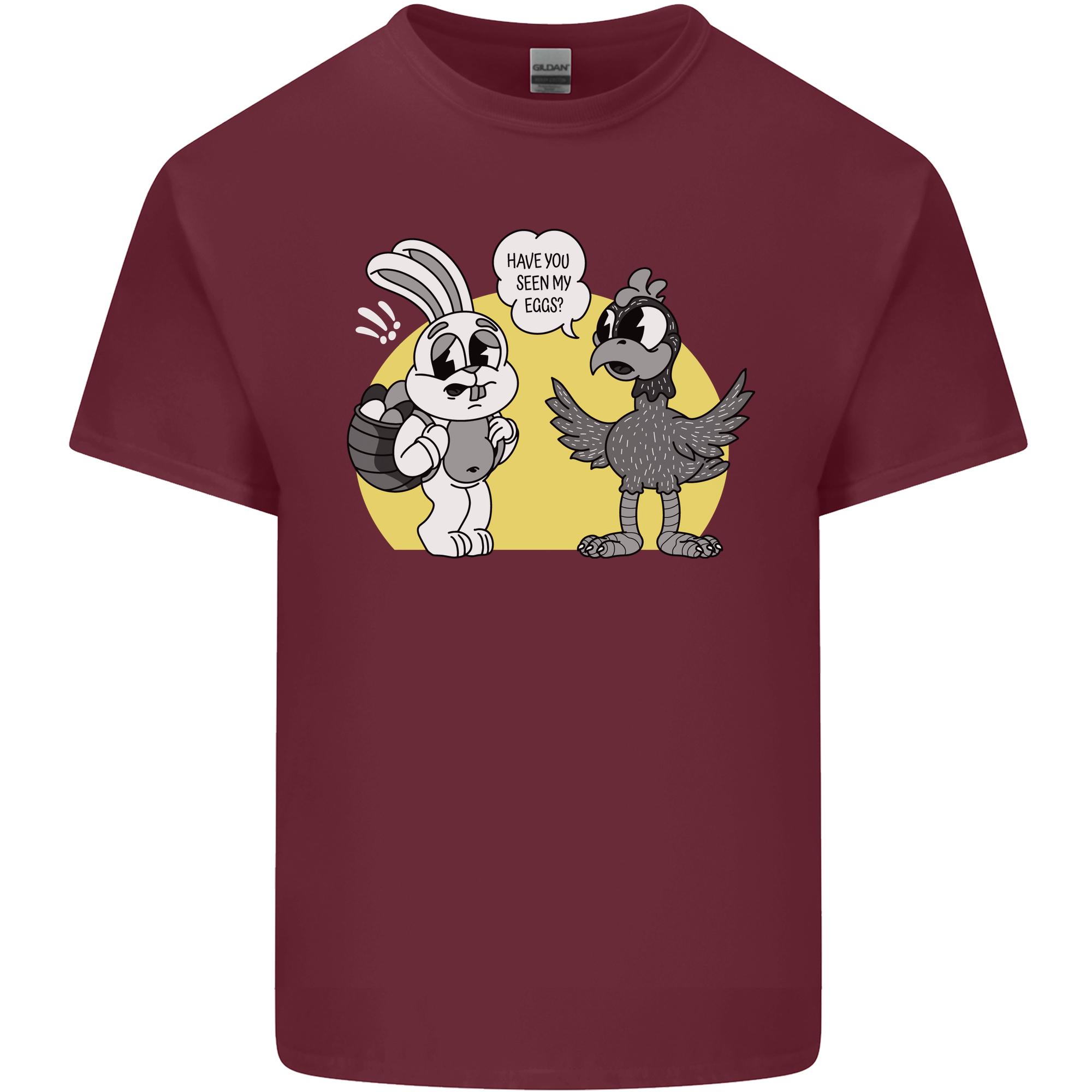 Easter Funny Chicken Eggs Rabbit Unisexs Light Cotton TShirt S