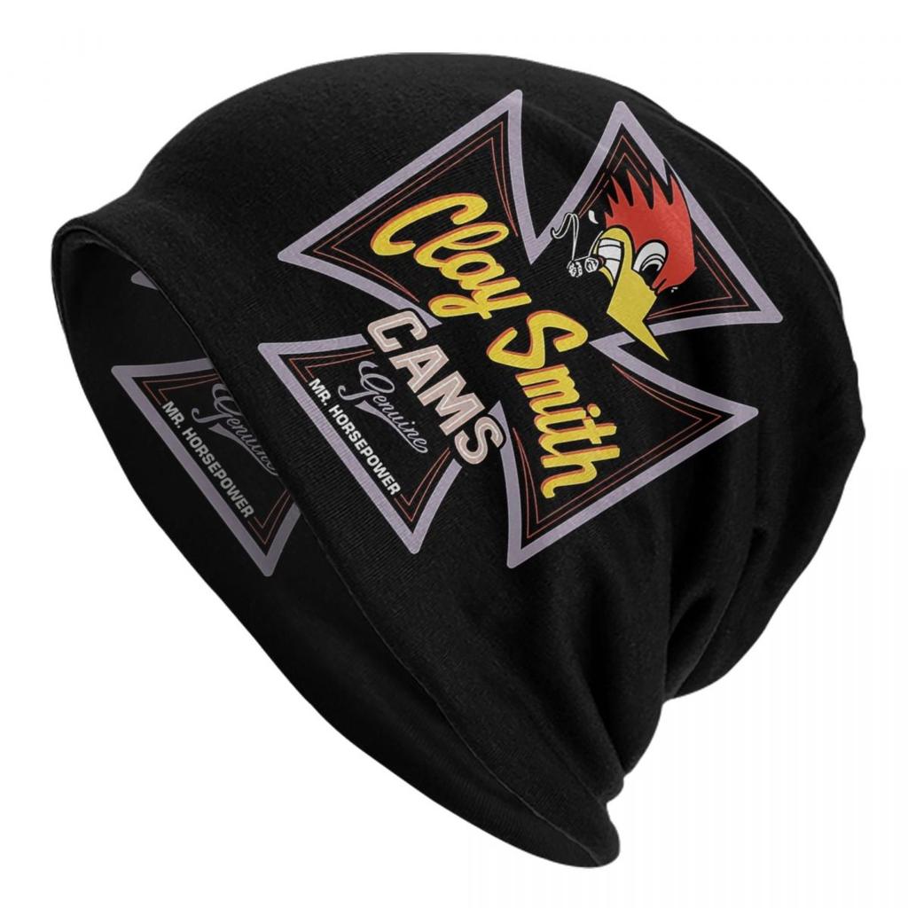 Custom Clay Smith Cams Bonnet Hat Knitted Hats Unisex Adult Mr Horsepower Racing Motor Motocross Winter Warm Beanies Cap