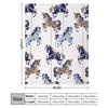 Carousel Horses A?? Copper  Blue Throw Blanket Flannel Fleece Soft Warm Throw Blanket
