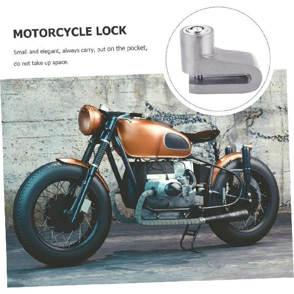 Balacoo Motorcycle Accessories 1pc Disc Brake Lock Brake Lock Motorcycle Bike Lock Disc Brake Lock for Bike Brake Lock Accessories Scooter Aluminum