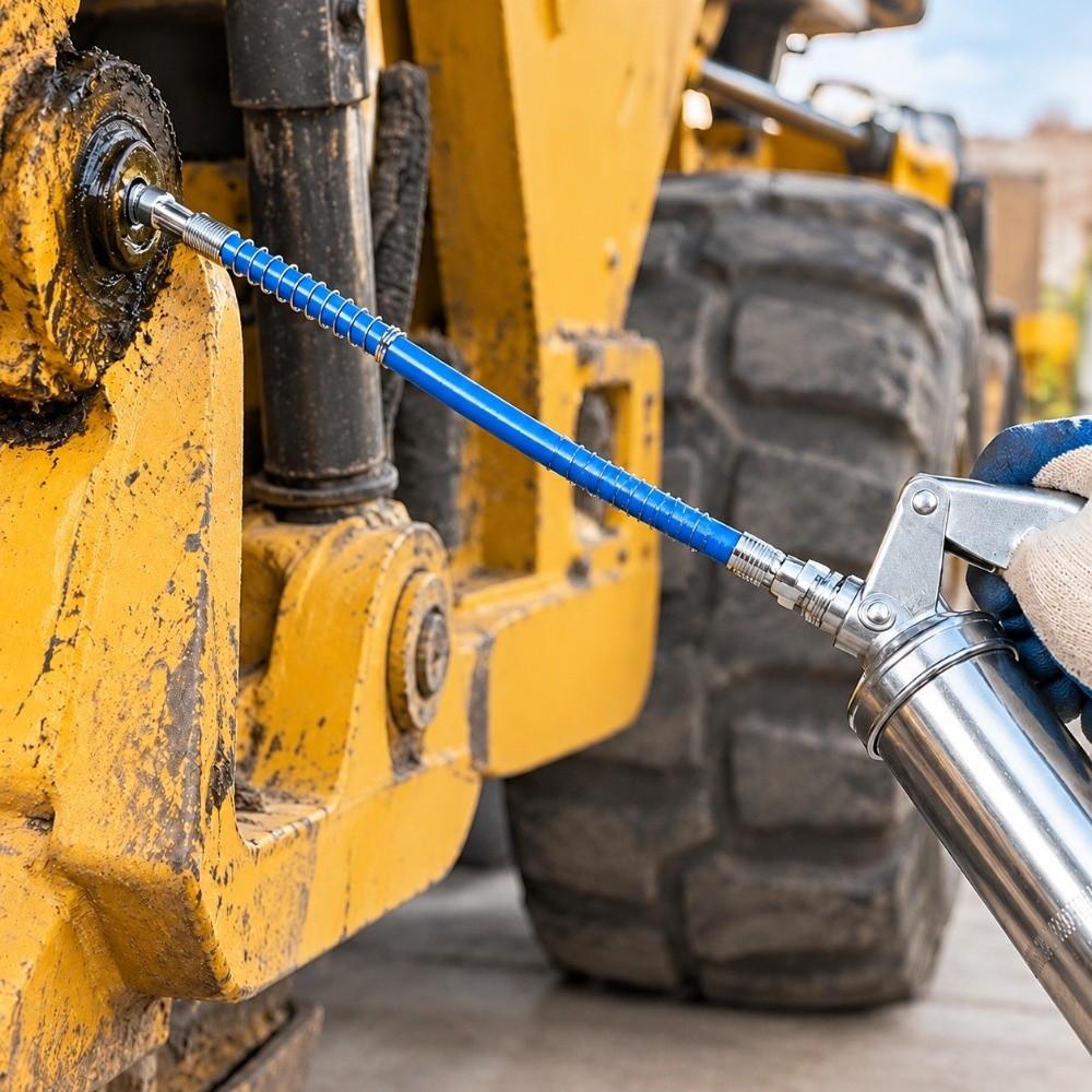 Flexible Grease Hose Spring Protection High Pressure Grease Hose Agricultural Machines
