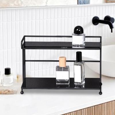 Bathroom Counter Organizer ,Storage Rack 2 Tiers ,Bathroom Decor ,Vanity Shelf ,Cosmetic Display
