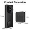 Night Vision bidirectional HD Door Eye Camera Smart Video Doorbell Wireless WiFi Household Doorbell Camera