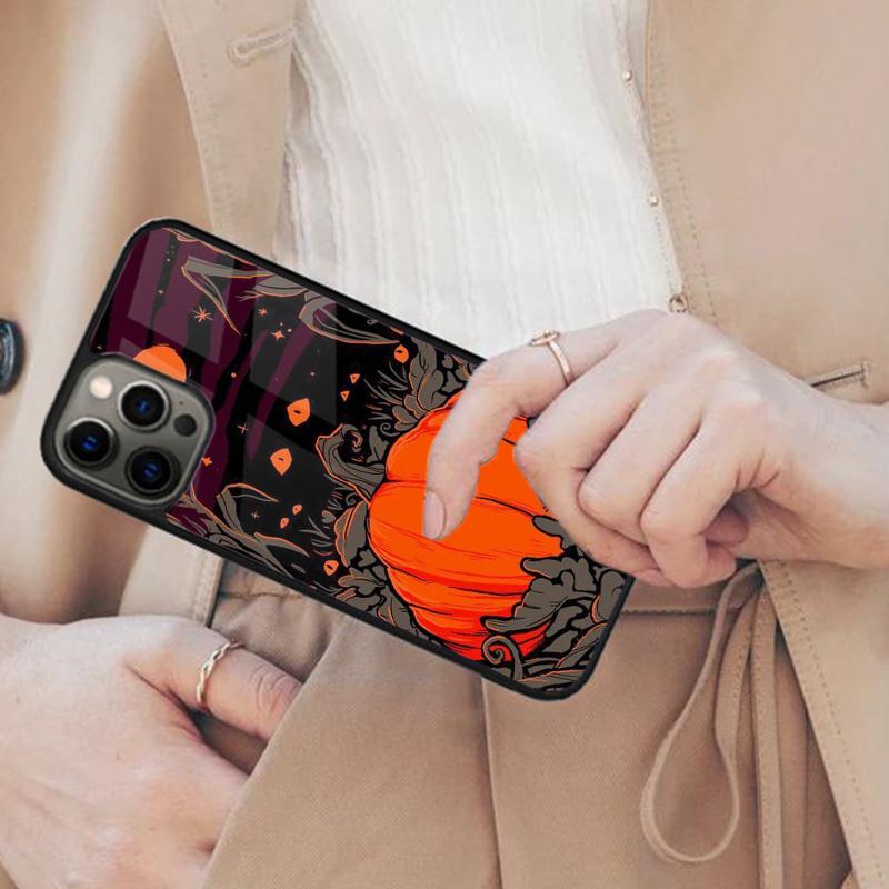Halloween Pumpkin Spooky Magnetic Phone Case For APPLE iPhone 17 Air 16 14 13 12 Pro Max 15 Plus Charge With MagSafe Cover