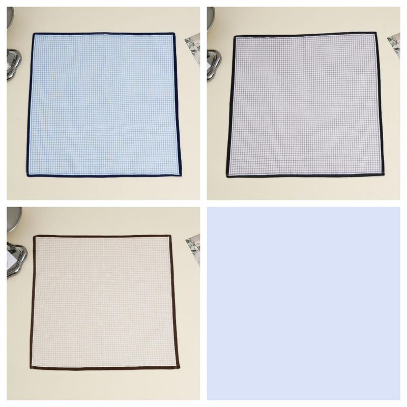 

Мужской носовой платок в старинном китайском стиле из 100% хлопка, летний тонкий абсорбирующий пот платок, хлопковый крашеный в пряже носовой платок, квадратный шарф One for each of the three colors