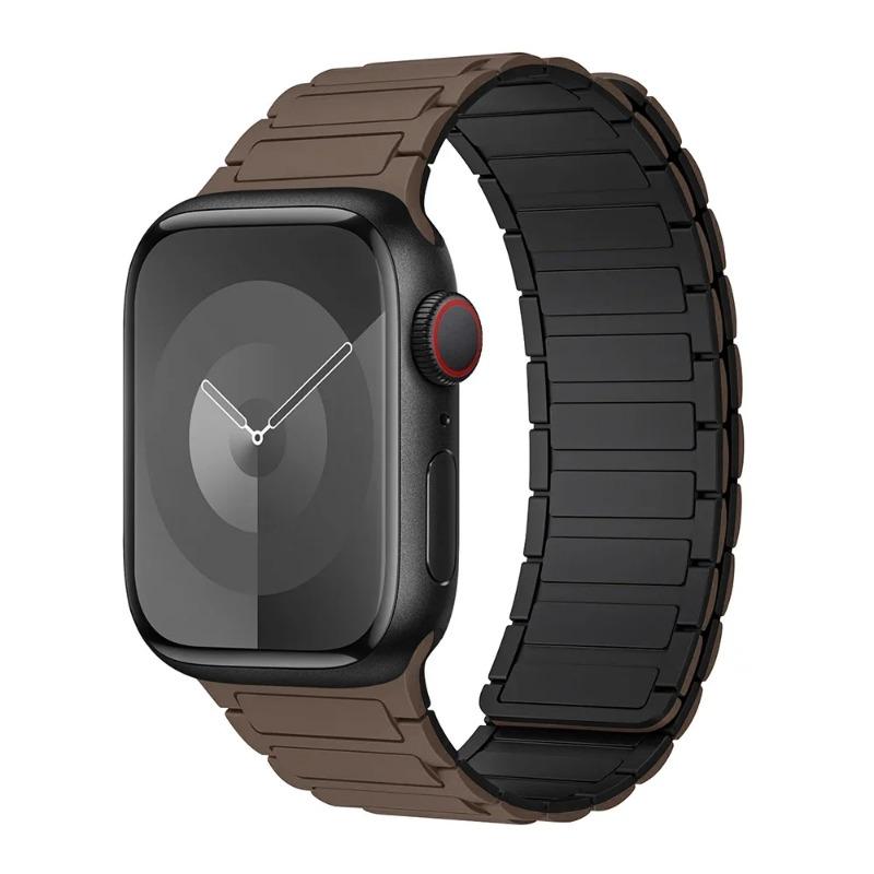 Magnetic Loop for Apple Watch 44mm 40mm 49mm 45mm 41mm 46mm Silicone Bracelet for IWatch Series 12 11 10 9 8 7 6 5 4 3 Se Ultra 2 Strap