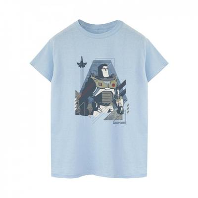 Womens/Ladies Lightyear Look To The Stars Cotton Boyfriend T-Shirt