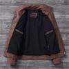 Giacca da caccia in vera pelle di mucca M65 marrone nera cinese taglia uomo cappotto in vera pelle giacche invernali con tasche