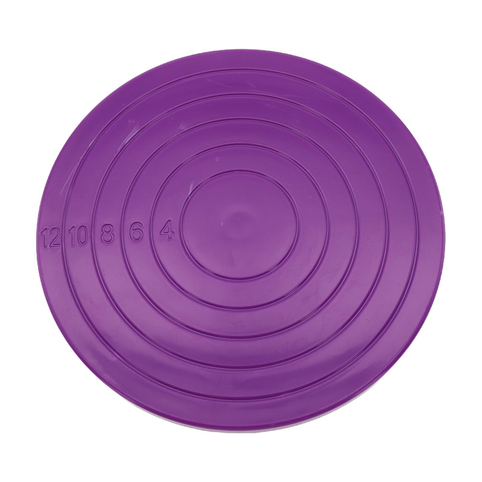 

Удобная поворотная подставка для украшения тортов Поднимите свой опыт выпечки на новый уровень фиолетовый