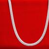 Charms   Copper Elegant 6MM Chain Necklace for Women Men Fashion Designer Jewelry Wedding Accessories Party Gifts