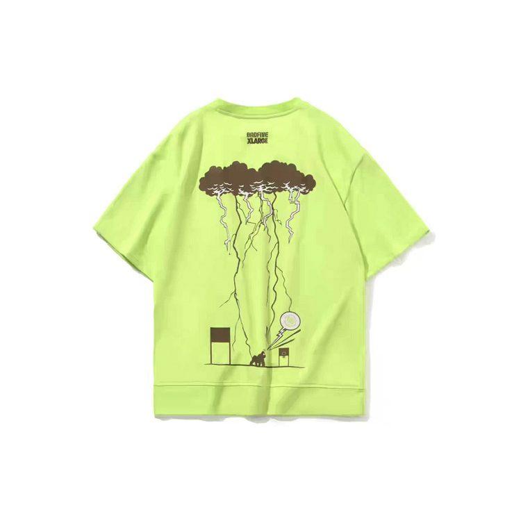 Li Ning X XLARGE T Shirts Men's Crew Neck Moderate Straight Fit AHSP531-2