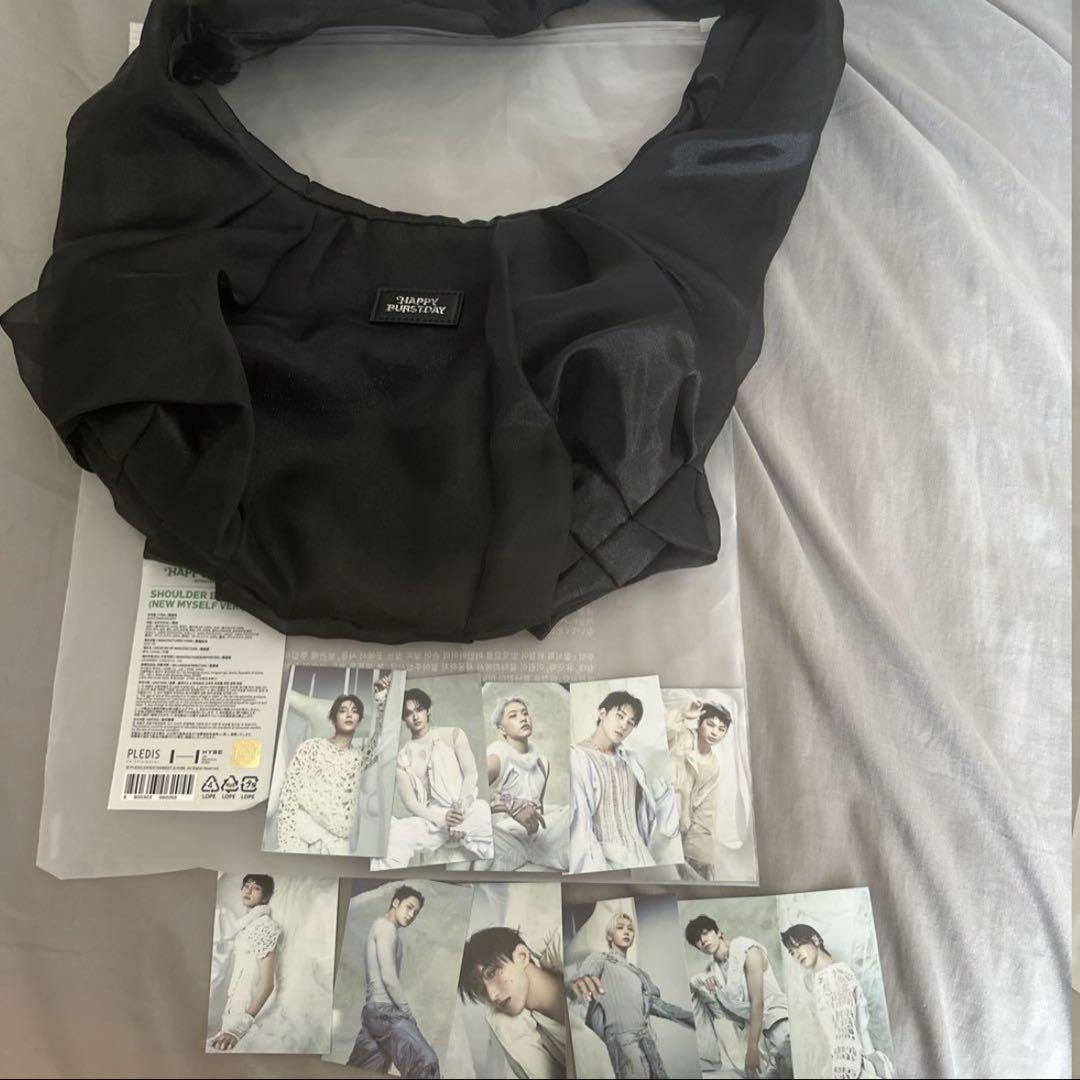 

[USED] SEVENTEEN shoulder bag with trading card