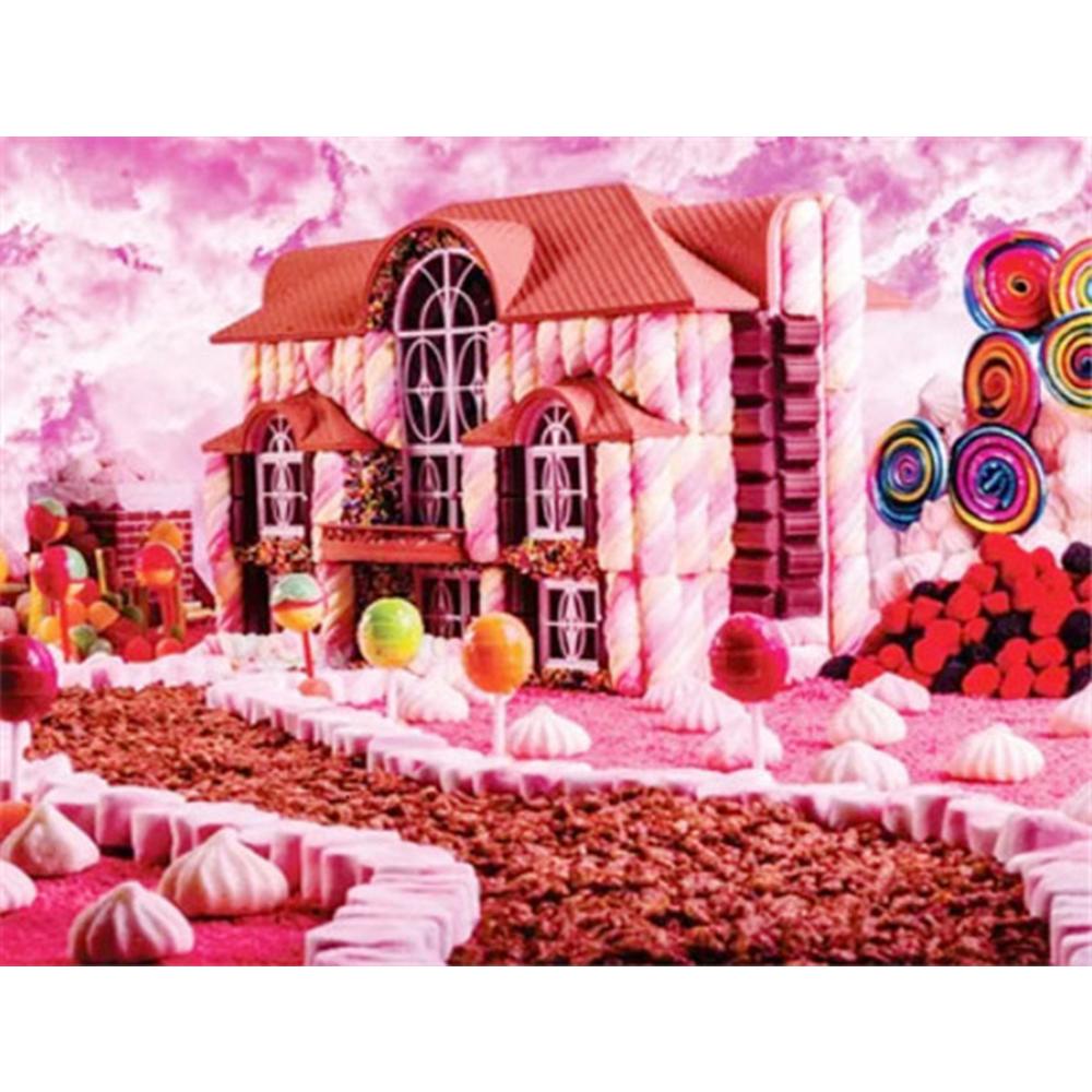 Full Square Diamond Painting House Craft Kit Sale 5D Diamond Embroidery Landscape Shop Art Rhinestone Decor For Home