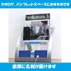 KINOKINO Catalog Stand Magazine Rack Brochure Display Stand Commercial Office 3 Tiers (A4 Silver)