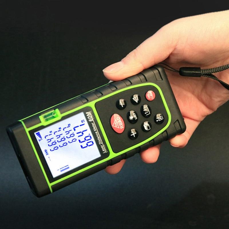 Handheld Infrared Distance Measurement Meter Tape Range Finder Extreme Accuracy ±3mm Accuracy Meter Measure Test Tool