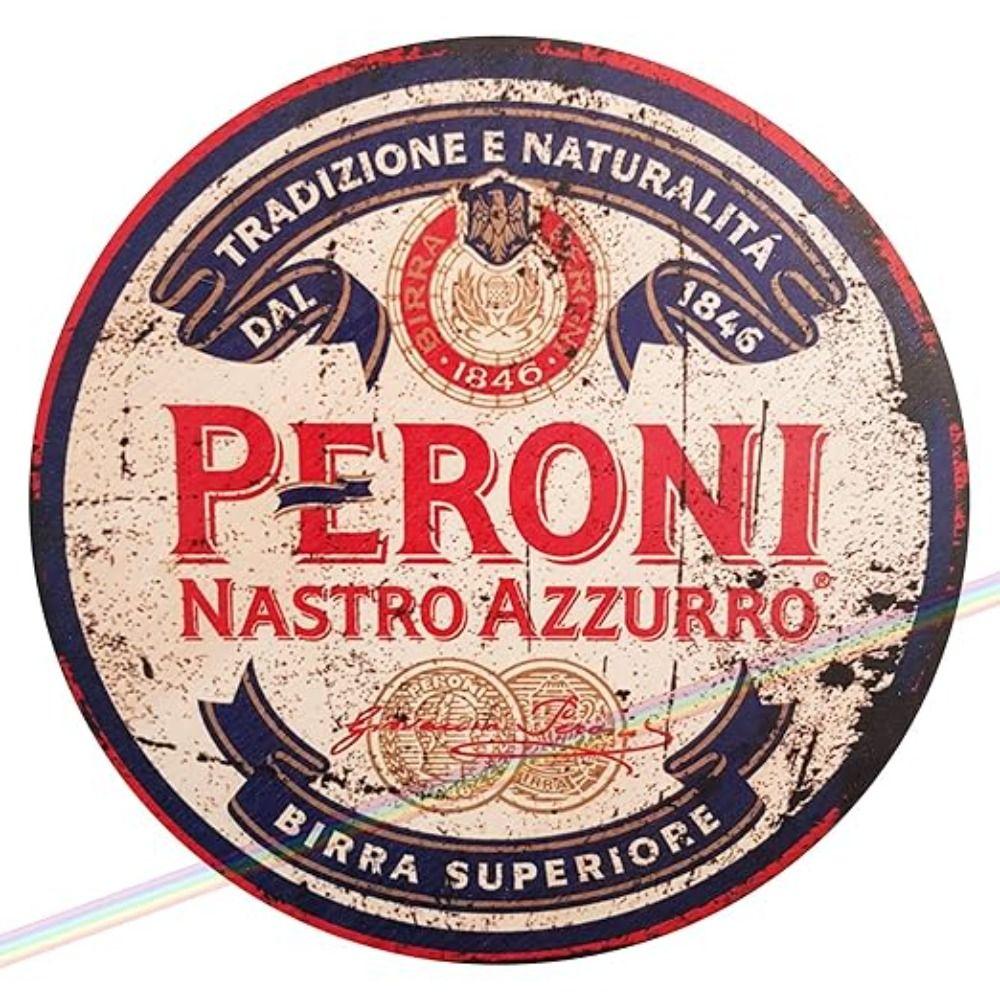 Segno in Latta Metallico Birra Decorazione Murale 20x30cm