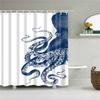 Animals Octopus Wolf Lion Seahorse Turtle Shower Curtains Bathroom Curtain Frabic Waterproof Polyester Bathroom Curtain Hooks