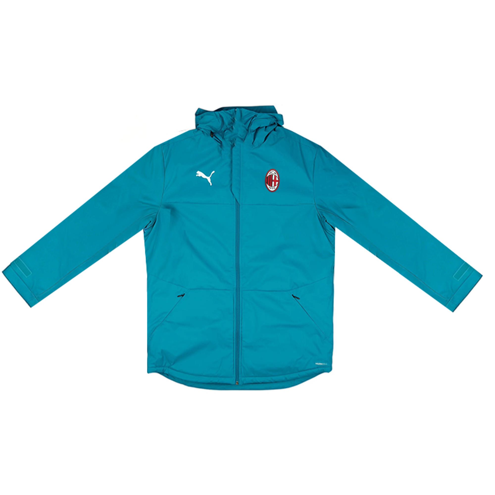 Puma AC Milan 2020-21 Season Training Zip-Up Hoodie Football Jersey Men jersey 758214-03 M