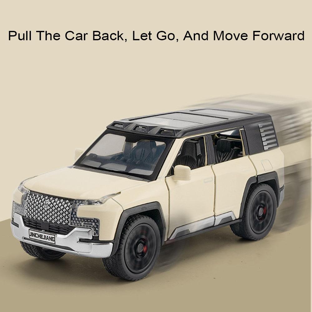 1:32 YangWang U8 U9 Toy Car Models Pull Back Sound Light Simulation Models Off-road Vehicles Toys for Boys Birthday Gifts
