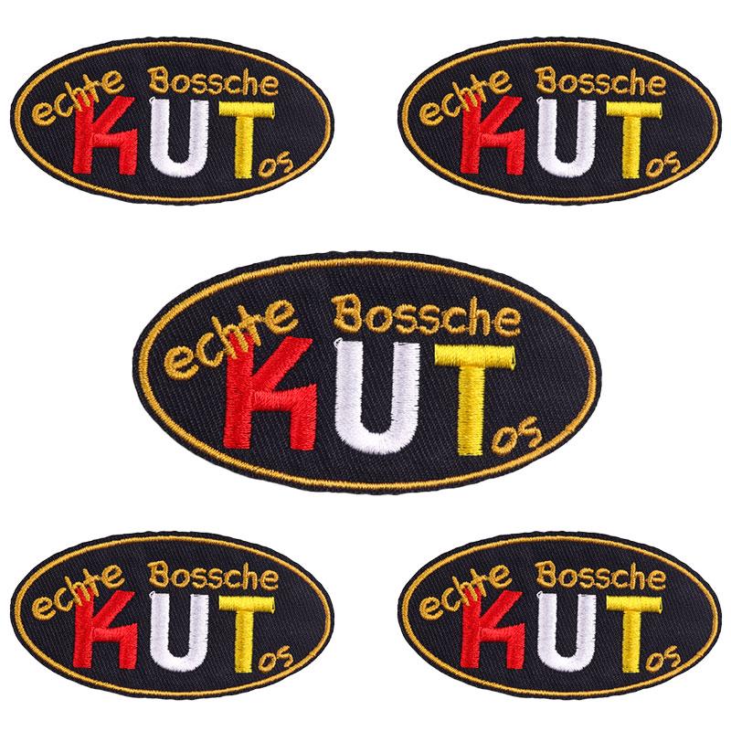 10pcs Wholesale Netherland Carnival Oeteldonk Emblem Patch Embroidered Patches For Clothes Iron On Patches For Clothing Sew 