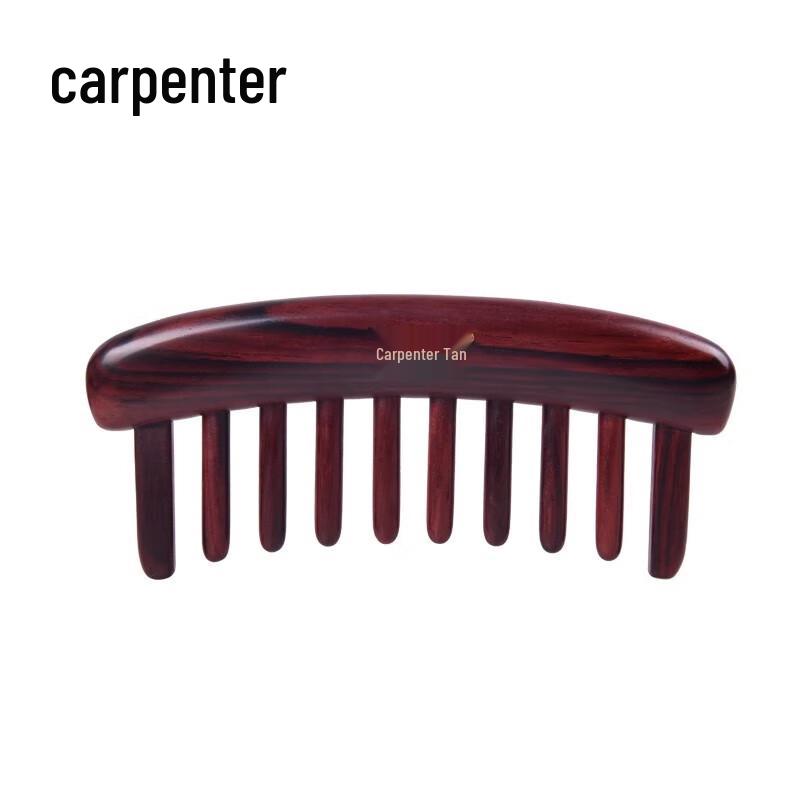 Tan Mujiang Natural Rosewood Massage Comb