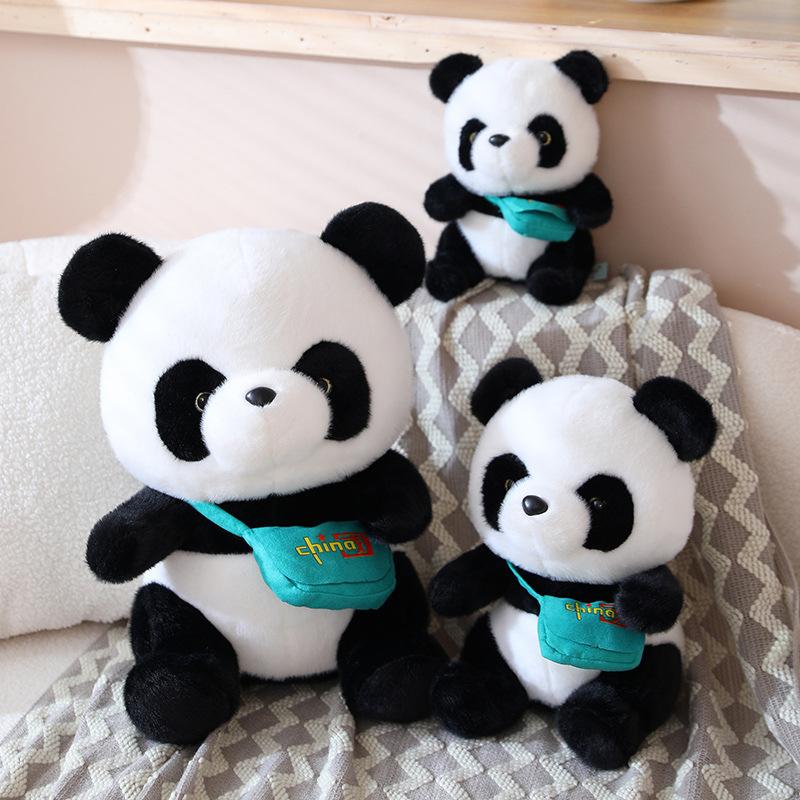 National Treasure Giant Panda Doll Plush Toy China Style Panda Zoo Promotions Children's Souvenirs