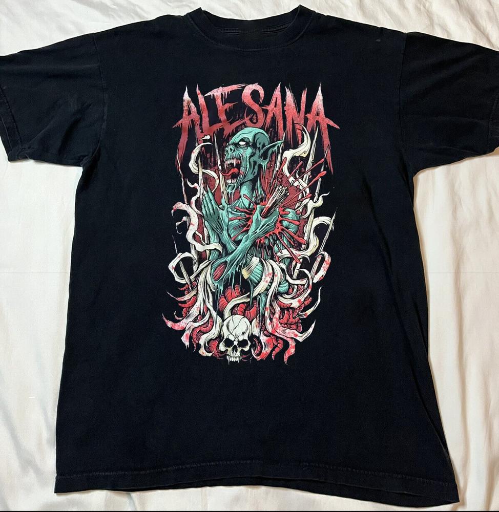 NEW Alesana Black Cotton All size S5XL Gift For Fans Tshirt IA143 Unisex T-Shirt XXXL