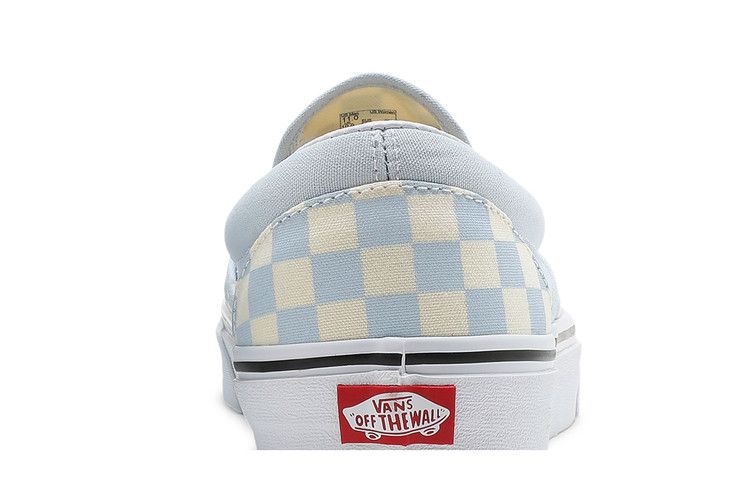 Men's Sneakers Vans Classic Slip-On 'Checkerboard - Ballad Blue'
