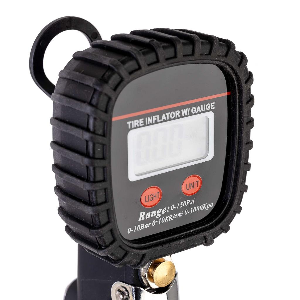 TIRE INFLATOR GUN WITH DIGITAL MANOMETER