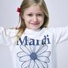 [mardimercredi] KIDS SWEATSHIRT FLOWERMARDI IVORY NAVY
