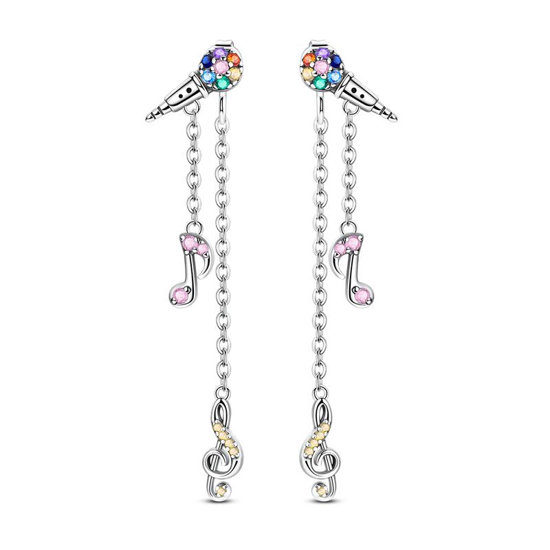 copper Shining Earring Women Colorful Zirconium Insect Ear Stud Brilliant Wedding Earring Jewellery Gift High Quality