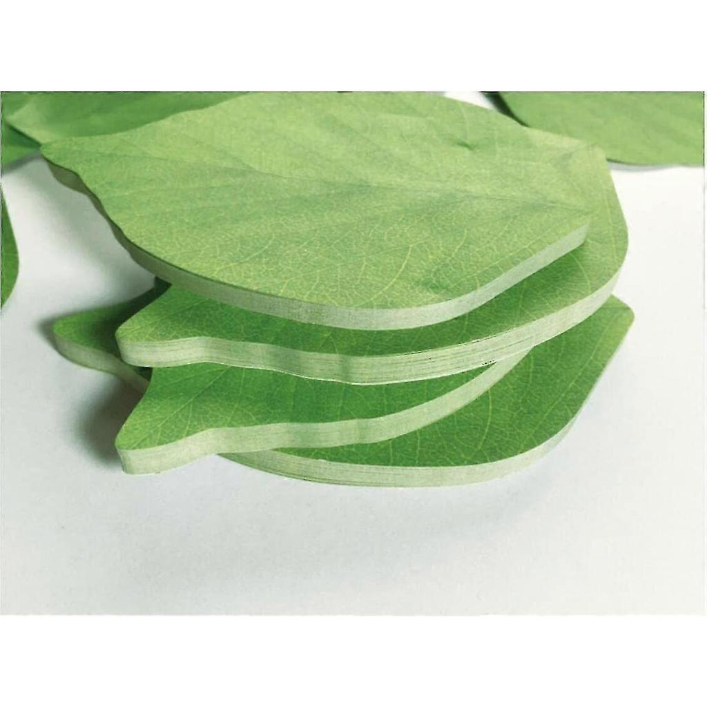 200 Sheets Green Leaf Sticky Notes & Scratch Stickers