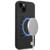 Bmw Case Bmhmp14Mslblbk Iphone 14 Plus/ 15 Plus 6,7 Black/Black Hardcase Silicone Signature Logo Magsafe