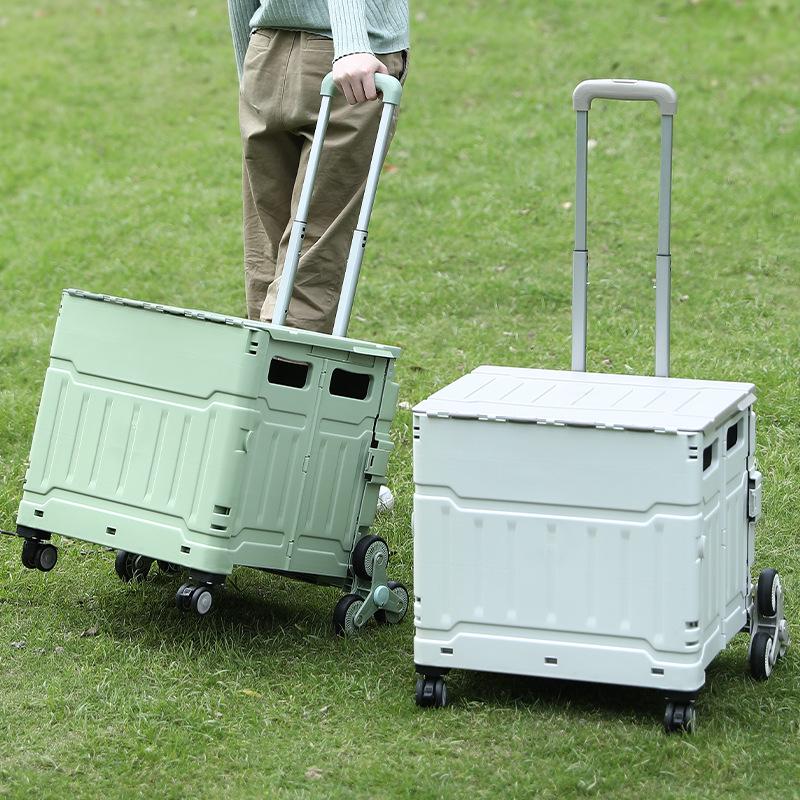 Portable Foldable Camping Trailer & Shopping Cart