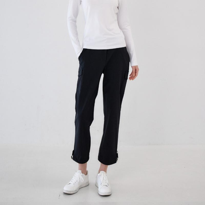 GOXO Women S Fit Cargo pantS Two Way Black