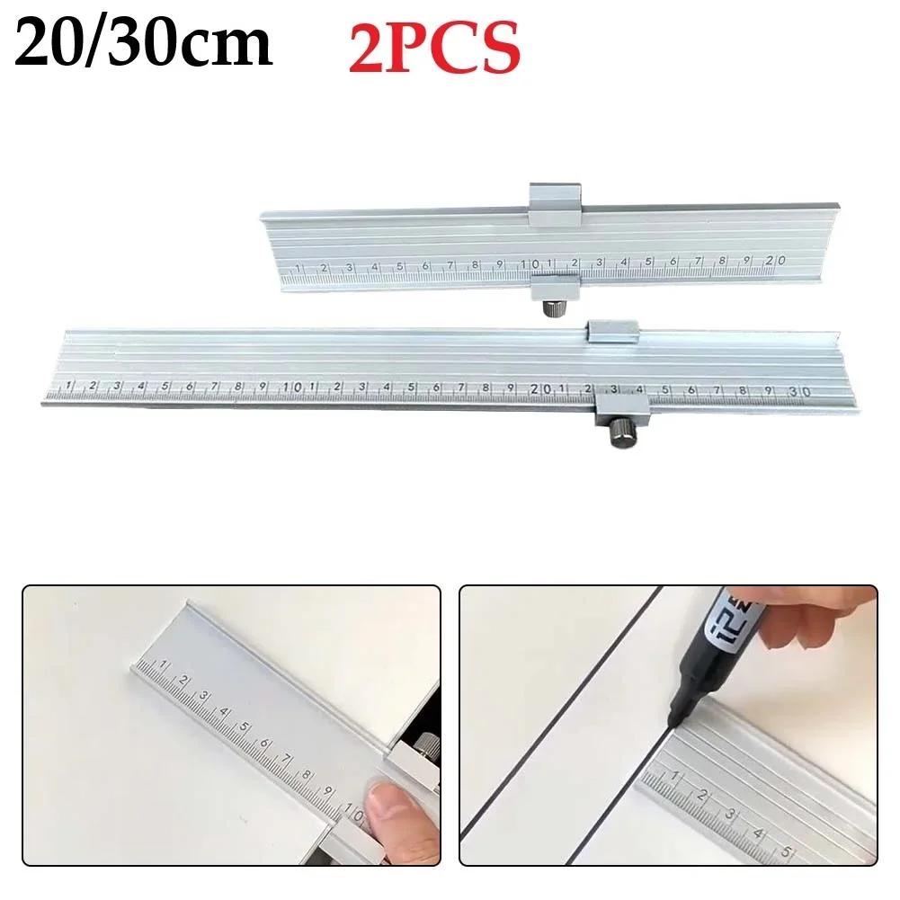 For Home Improvement Marking Gauge Adjustable Knob Adjustable Aluminum Marking Ruler Adjustable Gauge 0-200mm Compact Size