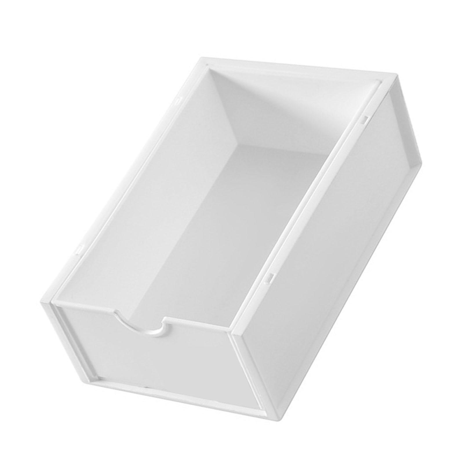 

Desktop Drawer Storage Box Plastic Multi Layer Desk Transparent Cosmetic Organizer