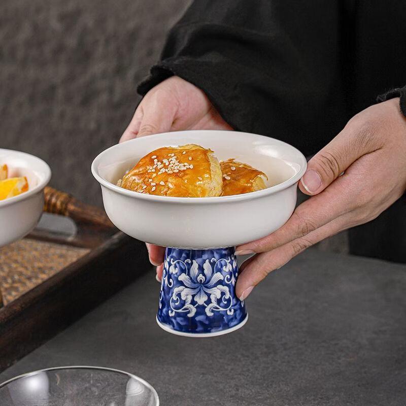 ZISIZ Emaille Keramik Fußschale