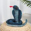 110Cm/300Cm Simulation Long Golden Python Giant Real Snakes Plush Toy Stuffed Snake Plushie Children Boys Gift Home Decoration