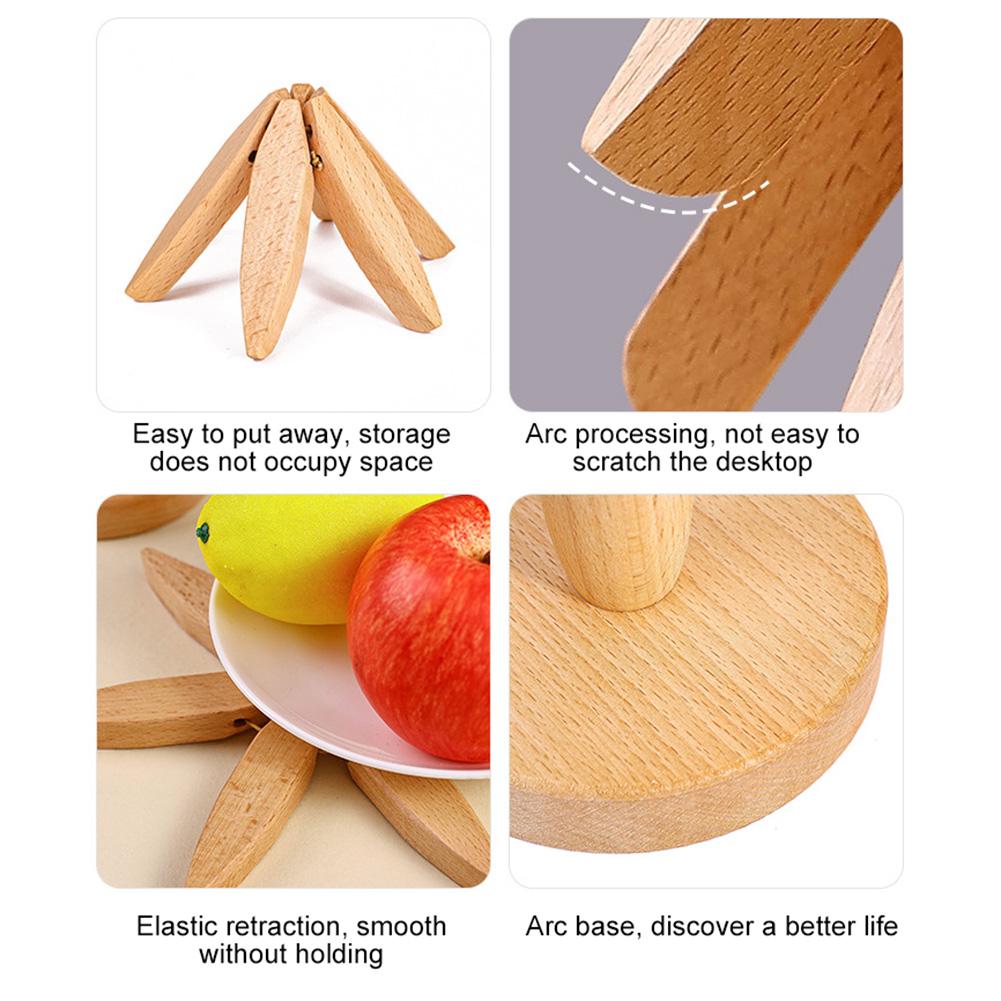 Wooden Tree Coaster Wooden Trivets High-Quality Wooden Trivets Decorative Touch