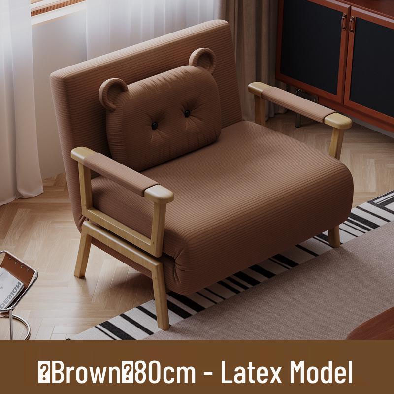 Creative Foldable Sofa Bed - Space-Saving, Thickened, and Comfortable for One Person