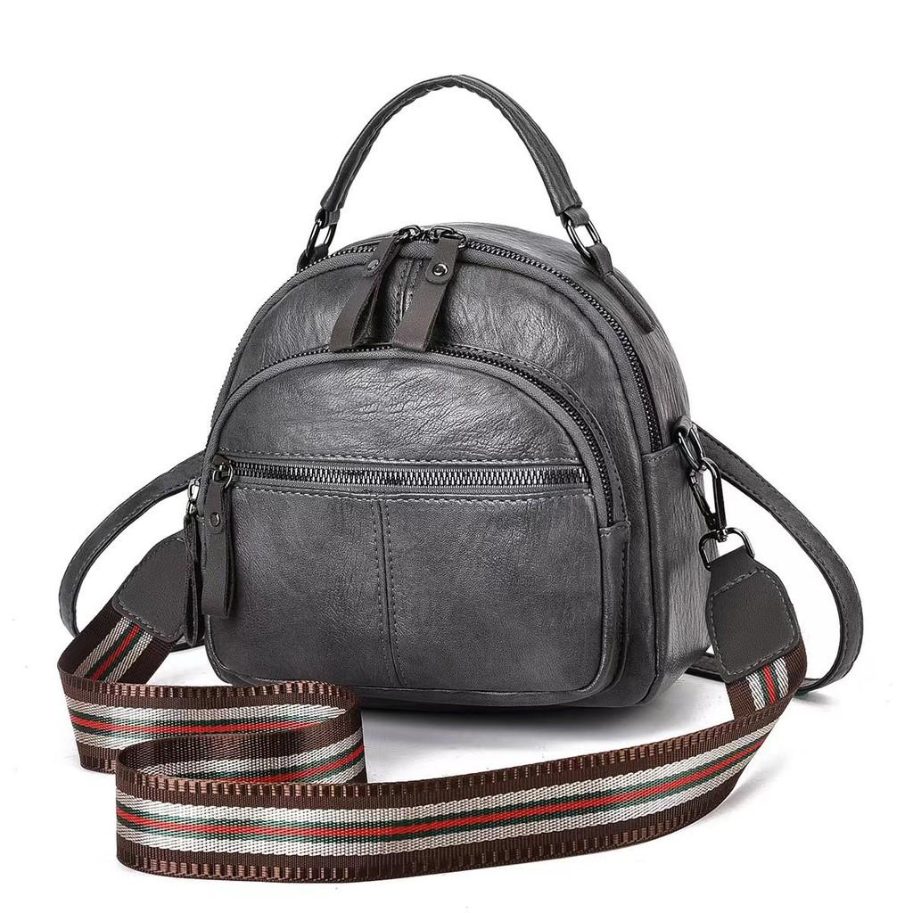 Stylish Versatile Pu Leather Shoulder Bag With Multiple Compartments For Daily Use