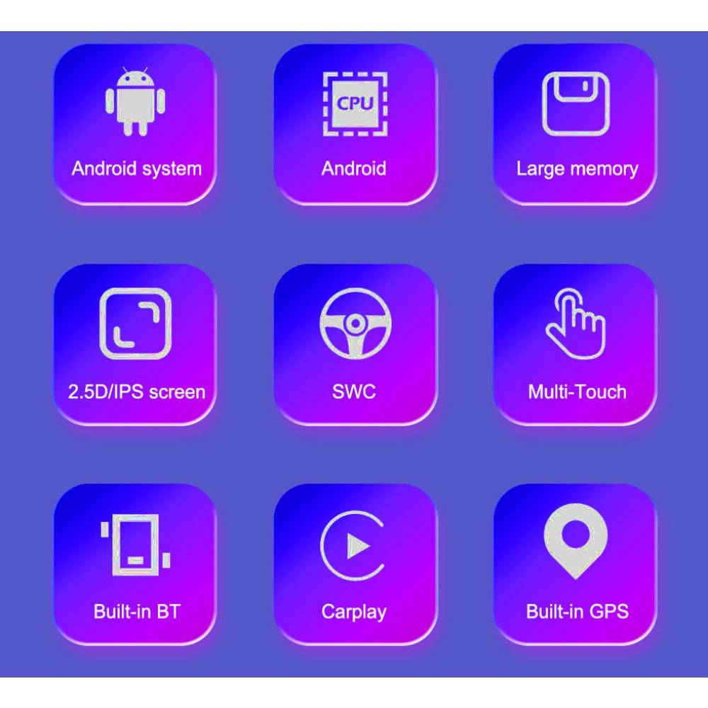 7'' Car Radio Android Carplay For BMW 3 Series E46 M3 318/320/325/330/335 1998-2005 Car Multimedia Player Autoradio 1+32GB