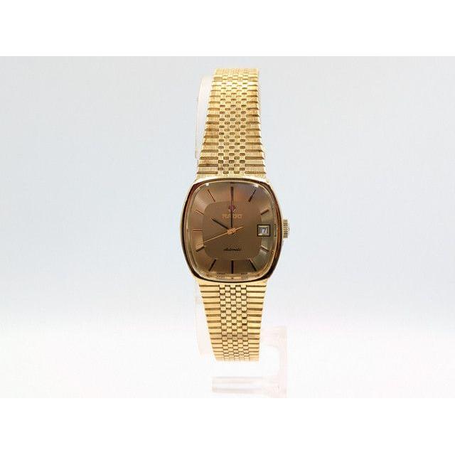 Used [Working Item] Rado 561.7935.2 Automatic Men's Watch Antique Champagne Dial